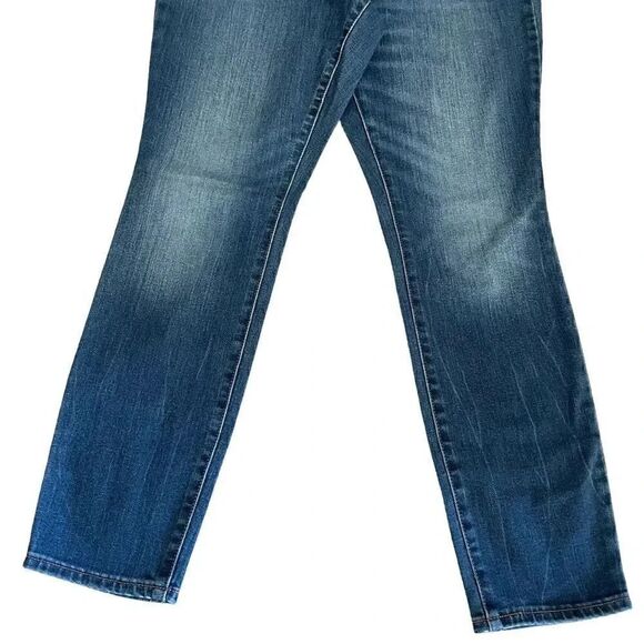 Old Navy Pop Icon Skinny Mid-Rise Dark Blue Womens Jeans SZ 8 Short - Picture 7 of 12